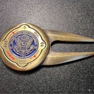 US Open Golf Tournament Collectible Divot Brass Tool